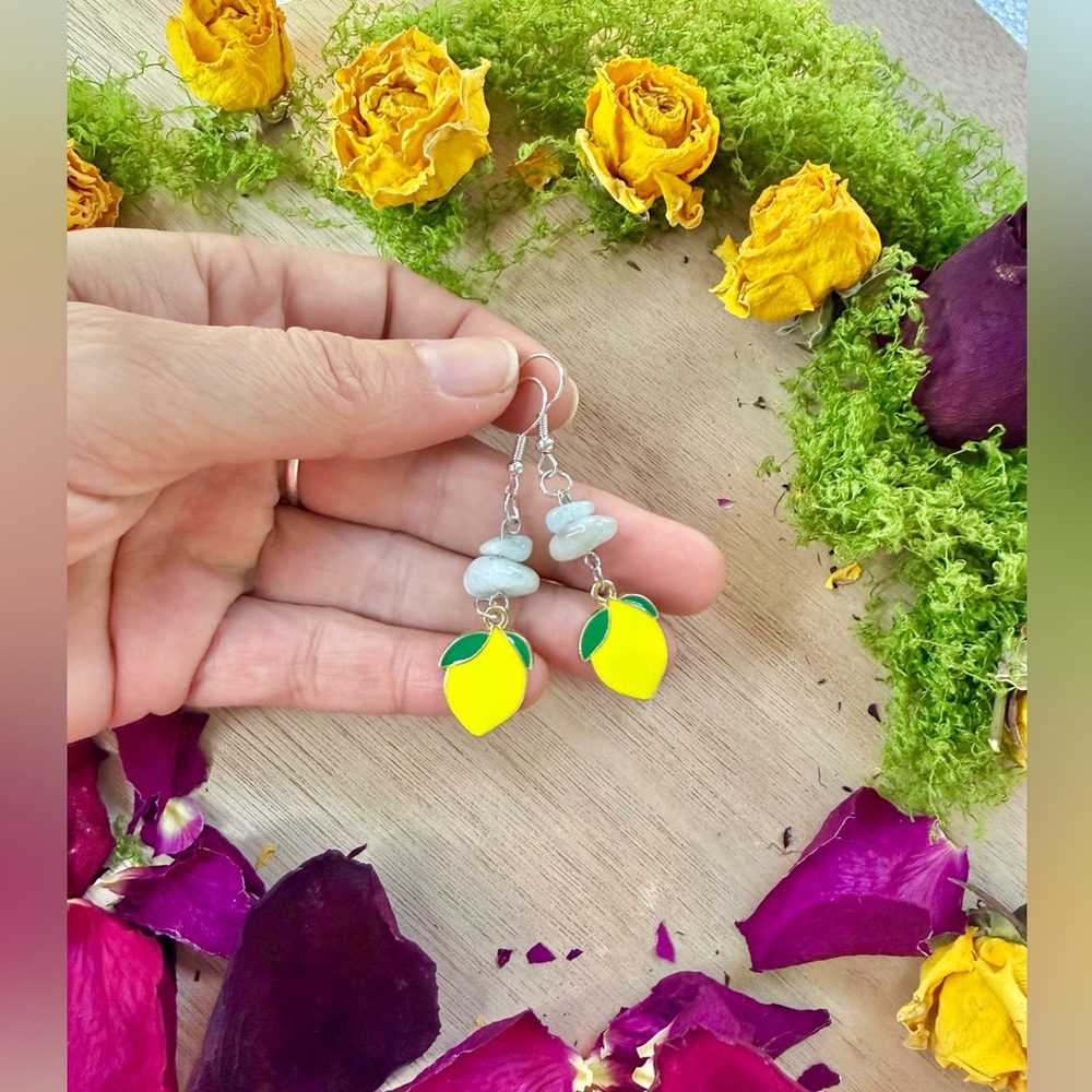 Aquamarine earrings | Handmade